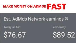 admob self click trick - How you make money fast in admob at least 200$ and above