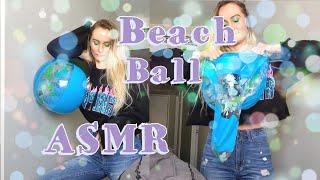 Popping A Beach Ball | ASMR Blowing Up A Beach Ball | Inflating And Deflating