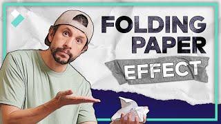 Easy ANIMATED Folding Paper Effect!  | Wondershare Filmora 13