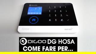 Come impostare WIFI e password tastiera su DG DIGOO HOSA /   GauTone PG103