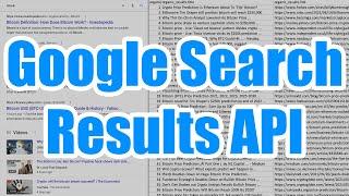 No-Code Google Search API Data Scraping with Scale SERP (Still Works in 2024)