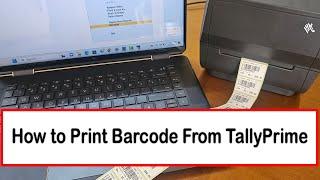 Barcode Printing From TallyPrime
