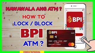 BPI Lost ATM? How to Lock Block BPI ATM Card Online