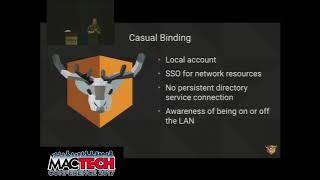 MTC2017 NoMAD and the Future of Directory Services   Joel Rennich