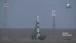 Lift-off Soyuz-FG launch vehicle