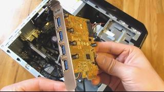 How to Install a USB 3.0 PCIe Express Expansion Card (Sunix 4-Port)