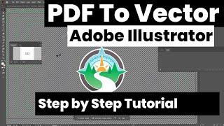 How To Convert A PDF To Vector Or JPEG In Adobe Illustrator