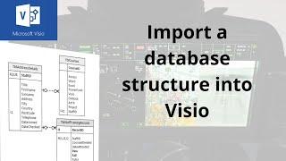 How to create a Visio database diagram from an existing database