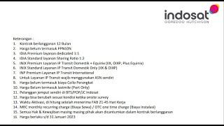 Apa Saja Produk IP Transit Indosat - Part 1