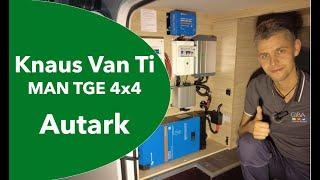 AUTARK Paket für Knaus Van Ti Plus MAN TGE 4x4
