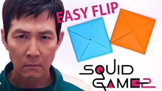 DIY DDAKJI SQUID GAME 2 | paper craft ideas | how to make | school hacks