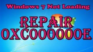 Windows 7 not loading = Repair 0xc000000e problem error