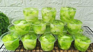 Terlalu Enak‼️ Puding Melon Kelapa Muda || Resep Kelapa Muda kw || Ide Jualan dan Isian Snack Box