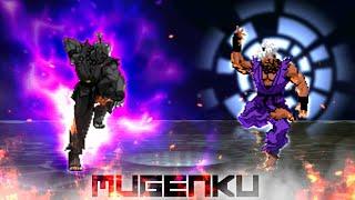 Shin Oni vs God Akuma. Street Fighter MUGEN Multiverse