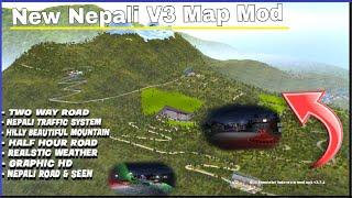 Nepali map mod v3 for bussid finally release enjoy with nepali vibe