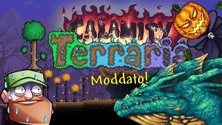 IL LEVIATANO! GLI ELEMENTALI! LA ZUCCA!   Terraria Moddato E12