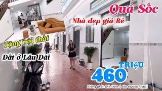 Nhà Giá Rẻ Đất ở lâu dài đúng 460 triệu tặng nội thất đường xe hơidân cư đông gần chợ Bình Chánh