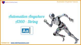 AutomationAnywhere A360 StringPackage