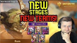 Rum Stage 31 and 32 Showcase + New Teams?!?! - Infinite Magicraid