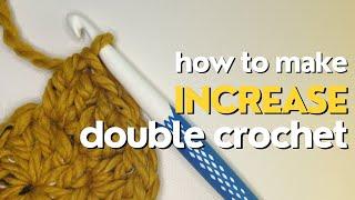 How to Make Double Crochet Increase | Jolly Lizard’s Crochet Basics