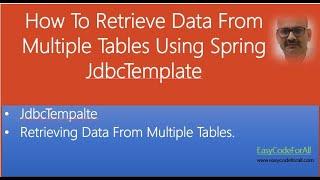 Retrieve data joining multiple tables using Spring JdbcTemplate; JdbcTemplate and ResultSetExtractor