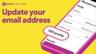 How to change your Spotify email address