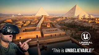 Amazing Re-Creation of Ancient Egyptian Pyramids in VR | Unreal Engine 5