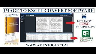 image to excel conversion software | image to excel converter |  Data entry images into excel apk