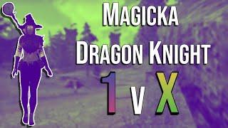 Magicka Dragon Knight PvP 1vX | ESO | Ascending Tide