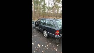 Mercedes w124 220TE  Autobahn Kickdown auf 150 km/h