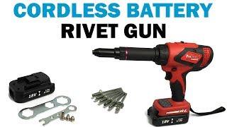 Cordless Battery Powered Rivet Gun BL18DR | Fasteners 101