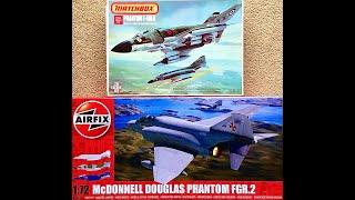 Halloween Phantoms! Scary RAF Phantoms Matchbox v. Airfix 1/72 model kit review!