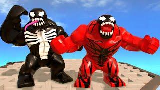 LET THERE BE CARNAGE : Venom Vs Carnage!! (Lego Battle Movie Animation)
