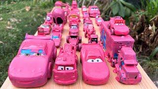 Clean up muddy minicars & disney car convoys! Play in the garden