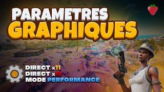 LES MEILLEURS PARAMETRES GRAPHIQUES DANS FORTNITE - MODE PERFORMANCE , DIRECTX12 , NVIDIA REFLEX