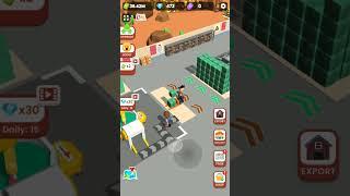 Mining Empire Idle metal inc  game video on first map car factory  #gaming #gameplay #mining #viral