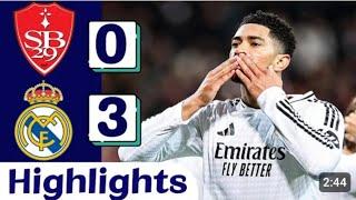 Real Madrid vs Brest 3-0 highlights All Goals 2025