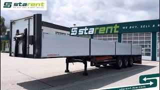 Schwarzmüller Baustofftrailer, Liftachse, 1m Bordwände, SAF-Achsen, TR24094, www.starent-lkw.com