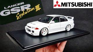 Building a Mitsubishi Lancer EVO III 1/24 scale model car