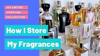 How I Store My Fragrances | My Entire 150+ Bottle Perfume Collection