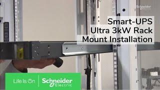 APC Smart-UPS Ultra 3kW - How to Install the UPS in Rackmount Position