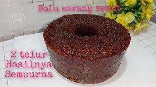 Bolu sarang semut 2 telur hasilnya sempurna