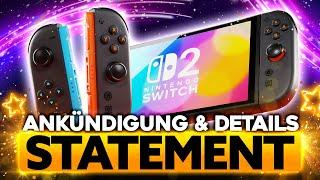 NINTENDO SWITCH 2 DETAILS  STATEMENT, 3D MODELLE und RELEASE LINEUP