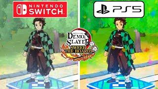 Demon Slayer Kimetsu no Yaiba Sweep the Board PS5 vs Nintendo Switch Graphics Comparison