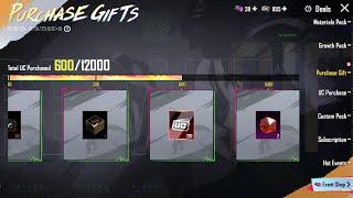 Purchasing UC From Midasbuy & Purchase Gifts Event Free UC In PUBG Mobile