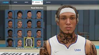 NBA 2K22  DRIPPY FACE CREATION TUTORIAL  NEXT GEN