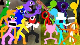 New Rainbow Friends But Animation Sings It (New Phases)  FNF New Mod (Roblox Rainbow Friends)