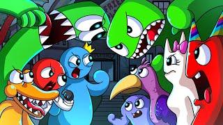 [ANIMATION] Rainbow Friends Vs Jumbo Josh, Opila Bird, Captain Fiddles| Garten Of Banban Animation!