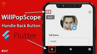 Flutter Tutorial - Handle Back Button Pressed | WillPopScope Widget