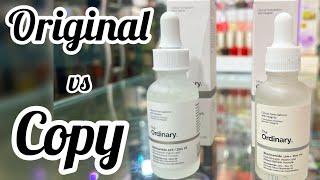 Ordinary Serum Original vs Fake Ordinary Serum | Fake Product Alert | Famous Niacinamide Serum